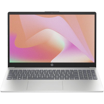 Ноутбук HP 15-fc0095ru 15.6" FHD IPS AG, AMD R3-7320U, 8GB, F512GB, UMA, DOS, серебристый