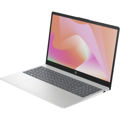 Ноутбук HP 15-fc0095ru 15.6" FHD IPS AG, AMD R3-7320U, 8GB, F512GB, UMA, DOS, серебристый
