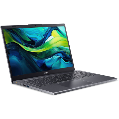 Ноутбук Acer Aspire 15 A15-51M 15.6" FHD IPS, Intel 5-120U, 16GB, F512GB, UMA, Lin, сірий