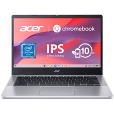 Ноутбук Acer Chromebook CB314-3HT 14&quot; FHD IPS Touch, Intel C N4500, 8GB, F128GB, UMA, ChromeOS, серебристый
