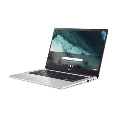 Ноутбук Acer Chromebook CB314-3HT 14" FHD IPS Touch, Intel C N4500, 8GB, F128GB, UMA, ChromeOS, сріблястий