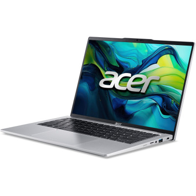 Ноутбук Acer Swift Go 14 SFG14-73 14" 2.2k IPS, Intel U5-125H, 16GB, F1TB, UMA, Lin, серебристый