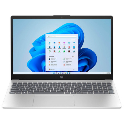 Ноутбук HP 15-fd0022ru 15.6" FHD IPS AG, Intel i7-1355U, 16GB, F1024GB, UMA, DOS, серебристый