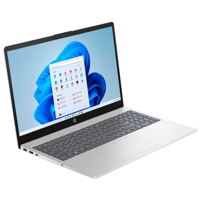 Ноутбук HP 15-fd0022ru 15.6" FHD IPS AG, Intel i7-1355U, 16GB, F1024GB, UMA, DOS, серебристый
