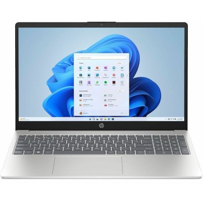 Ноутбук HP 15-fc0000ua 15.6" FHD IPS AG, AMD R5-7520U, 16GB, F1024GB, UMA, DOS, сріблястий