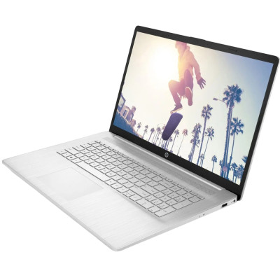 Ноутбук HP 17-cp3001ua 17.3" FHD IPS AG, AMD R7-7730U, 16GB, F1024GB, UMA, DOS, сріблястий