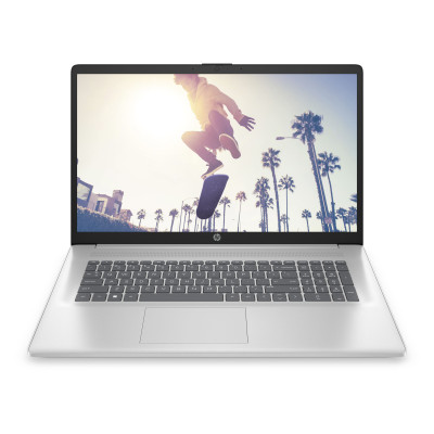 Ноутбук HP 17-cn3002ru 17.3" FHD IPS AG, Intel i7-1355U, 16GB, F1024GB, UMA, DOS, серебристый