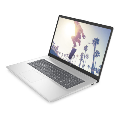 Ноутбук HP 17-cn3002ru 17.3" FHD IPS AG, Intel i7-1355U, 16GB, F1024GB, UMA, DOS, серебристый
