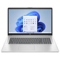 Ноутбук HP 17-cp3000ru 17.3" FHD IPS AG, AMD R7-7730U, 16GB, F1024GB, UMA, Win11, серебристый