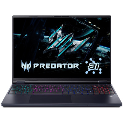 Ноутбук Acer Predator Helios Neo 16 PHN16-73 16" WQXGA IPS, Intel U9-275HX, 32GB, F1TB, NVD5060-8, Lin, чорний
