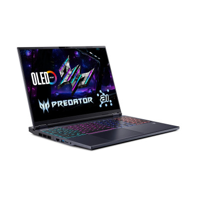 Ноутбук Acer Predator Helios Neo 16 PHN16-73 16" WQXGA, Intel U9-275HX, 64GB, F2TB, NVD5070-8, Lin, чорний