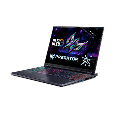 Ноутбук Acer Predator Helios Neo 16 PHN16-73 16" WQXGA, Intel U9-275HX, 64GB, F2TB, NVD5070-8, Lin, чорний