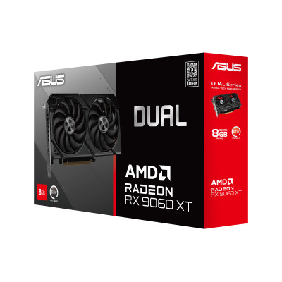 Видеокарта ASUS Radeon RX 9060 XT 8GB GDDR6 DUAL-RX9060XT-8G