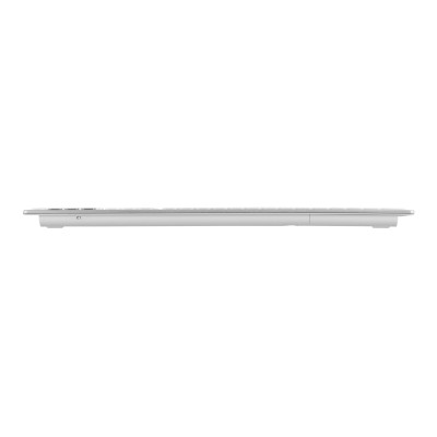 Клавиатура ножничная 2E KS270 109key, WL/BT, EN/UK, серебристо-белый