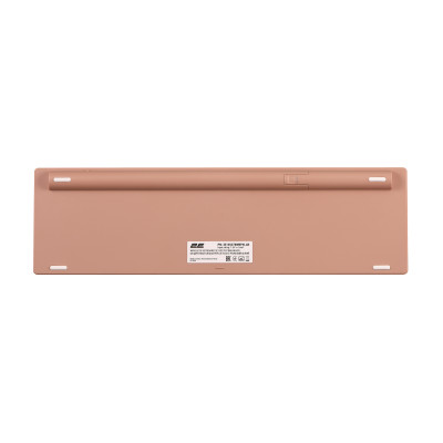 Клавиатура ножничная 2E KS270 109key, WL/BT, EN/UK, розово-белый