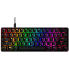 Клавіатура механічна HyperX Alloy Origins 60 61key, Red, USB-A, EN/UA, RGB, чорний