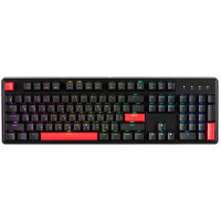 Клавиатура механическая Lemokey X3 104Key, Keychron Brown, USB-A, QMK/VIA, Hot-Swap, EN/UKR, RGB, черный