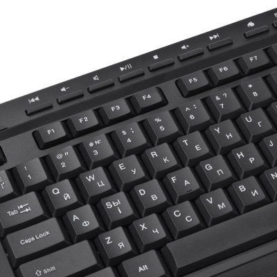 Комплект клавиатуры и мыши 2E MK410 WL, EN/UK/RU, черный