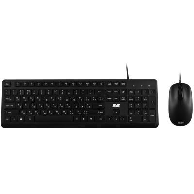 Комплект клавиатуры и мыши 2E MK405 USB-A, EN/UK, черный