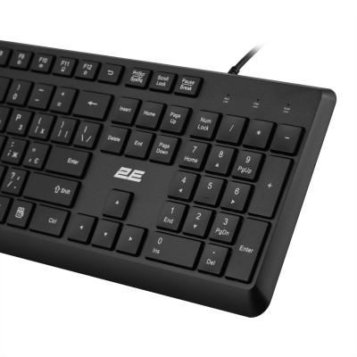 Комплект клавиатуры и мыши 2E MK405 USB-A, EN/UK, черный