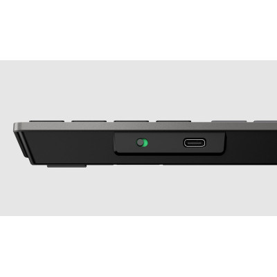 Клавіатура мембранна HP 720 Multi-Device Rechargeable, 109key, WL/BT, EN/UK, чорний