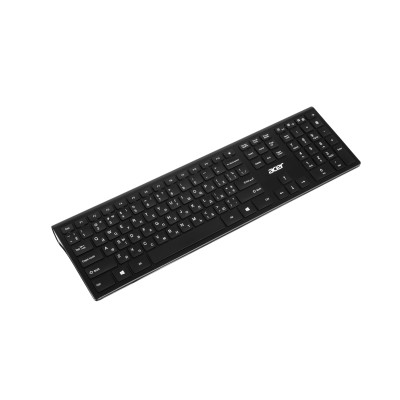 Клавиатура мембранная Acer OKR020, 109key, WL, EN/UKR/RU, черный