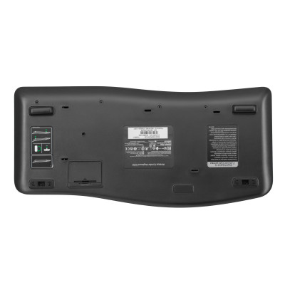 Комплект клавиатуры и мыши Microsoft Comfort Desktop 5050 WL, EN/UK/RU, черный