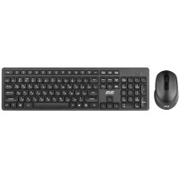 Комплект клавіатура та миша 2E MK420 WL, EN/UK, чорний
