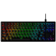 Клавіатура механічна HyperX Alloy Origins Core PBT 87key, AqUK, USB-A, EN/UA, RGB, чорний