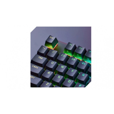 Клавіатура механічна HyperX Alloy Origins Core PBT 87key, AqUK, USB-A, EN/UA, RGB, чорний