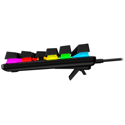 Клавіатура механічна HyperX Alloy Origins Core PBT 87key, AqUK, USB-A, EN/UA, RGB, чорний