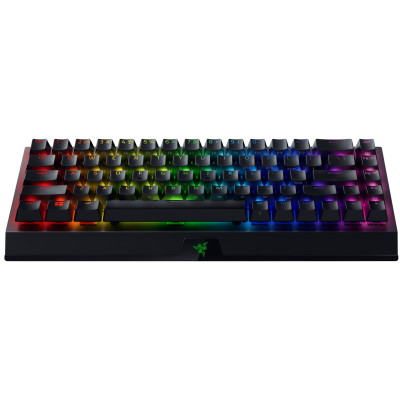 Клавиатура механическая Razer BlackWidow V3 Mini HyperSpeed 68key, Green Switch, USB-A/WL/BT, EN/RU, RGB, черный