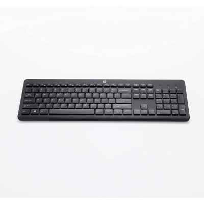 Клавиатура мембранная HP 230, 106key, WL, EN/UK, черный