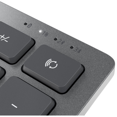 Клавиатура Dell Compact Multi-Device Wireless Keyboard - KB740 - Ukrainian(QWERTY)
