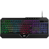 Клавиатура мембранная 2E GAMING KG315 110key, USB-A, EN/RU, RGB, черный