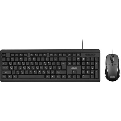 Комплект клавиатуры и мыши 2E MK401 USB-A, EN/UK, черный