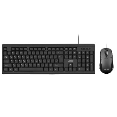 Комплект клавиатуры и мыши 2E MK401 USB-A, EN/UK, черный