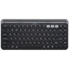 Клавіатура мембранна 2E KS250 84key, WL/BT, EN/UK, чорно-сірий