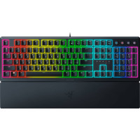 Клавиатура механическая Razer Ornata V3 104key, Mecha-Membrane Switch, USB-A, EN/UK, RGB, черный
