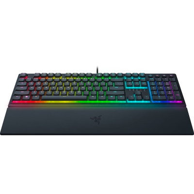 Клавиатура механическая Razer Ornata V3 104key, Mecha-Membrane Switch, USB-A, EN/UK, RGB, черный