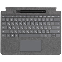 Клавиатура для планшета Surface Pro 8 - 11, Pro X со стилусом, UKR/ENG, платиновая