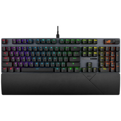 Клавіатура механічна ASUS ROG Strix Scope II X, 104key, USB-A, EN, RGB, чорний