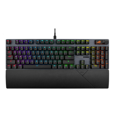 Клавіатура механічна ASUS ROG Strix Scope II X, 104key, USB-A, EN, RGB, чорний