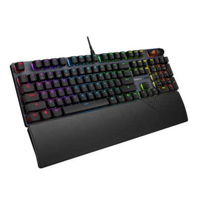 Клавіатура механічна ASUS ROG Strix Scope II X, 104key, USB-A, EN, RGB, чорний