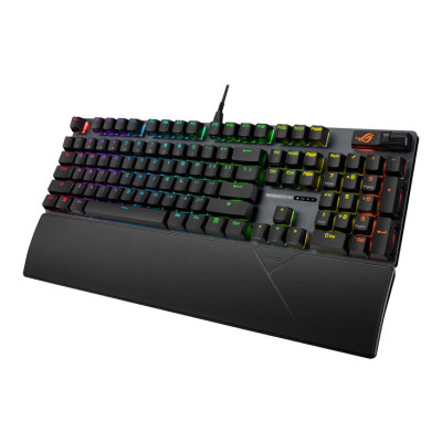 Клавіатура механічна ASUS ROG Strix Scope II X, 104key, USB-A, EN, RGB, чорний