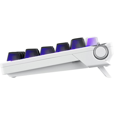 Клавіатура механічна ASUS ROG Azoth X 81key, NX Snow, USB-A/WL/BT, EN, RGB, білий