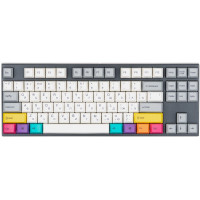 Клавиатура механическая Varmilo APT87 CMYK, C-TK Red, WL/USB-A, White Led