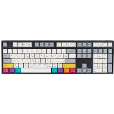Клавиатура механическая Varmilo APT108 CMYK, C-TK Brown, WL/USB-A, White Led