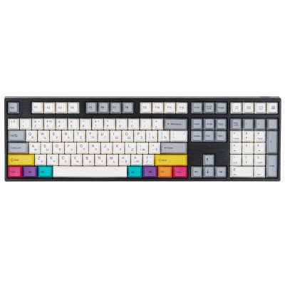 Клавиатура механическая Varmilo APT108 CMYK, C-TK Brown, WL/USB-A, White Led