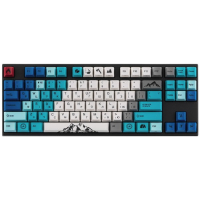 Клавиатура механическая Varmilo APG87 Summit R1, C-TK Red, WL/USB-A, White Led